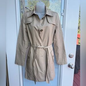 DKNY Women's Tan Trench Coat